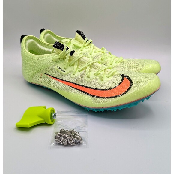 Nike Superfly Elite 2 Mens Track Sprint Spikes Volt CD4382 700 Men's Size 11.5